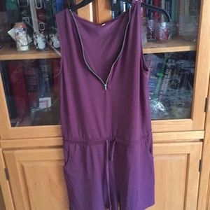Purple romper